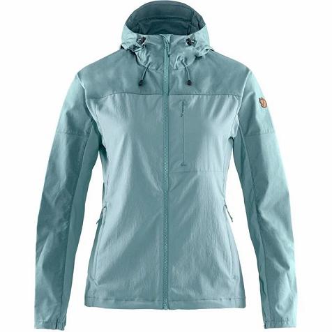 Fjällräven Abisko Trekking Jacket Blue Singapore For Women (SG-147668)